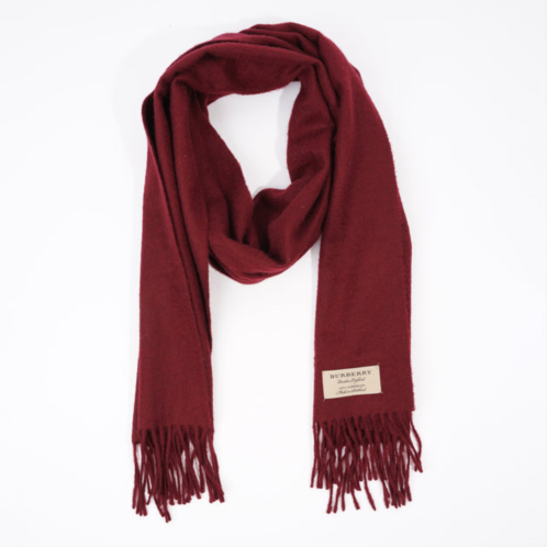 Burberry fringed scarf cashmere