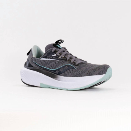 SAUCONY womens echelon 9 wide in charcoal/ice