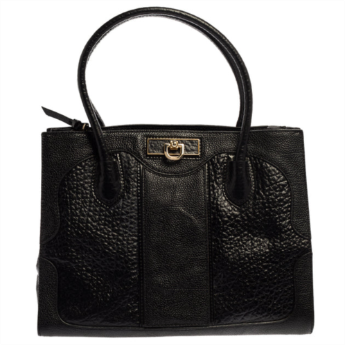 Dkny textured leather middle zip tote