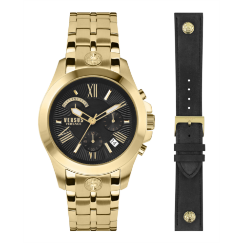 Versus Versace chrono lion box set bracelet watch