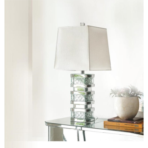 Simplie Fun nysa table lamp in mirrored & faux crystals