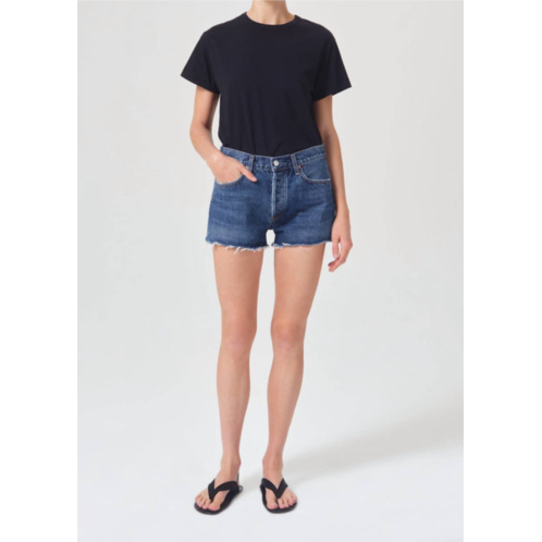 AGOLDE parker vintage cut off short in caution