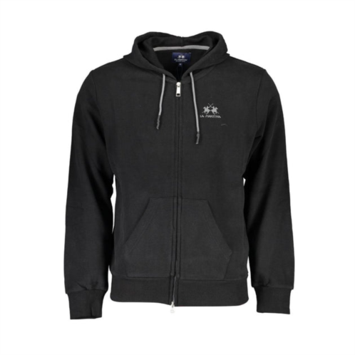 La Martina sleek hooded cotton sweatshirt in mens