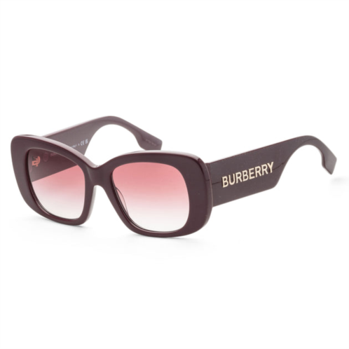 Burberry womens 52mm red sunglasses be4410-39798h-52
