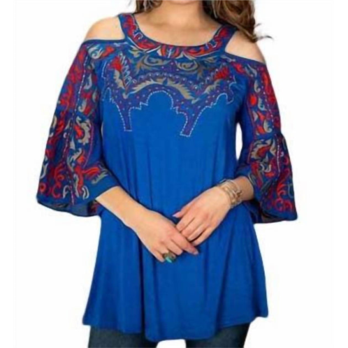 Vintage Collection madison tunic in royal blue