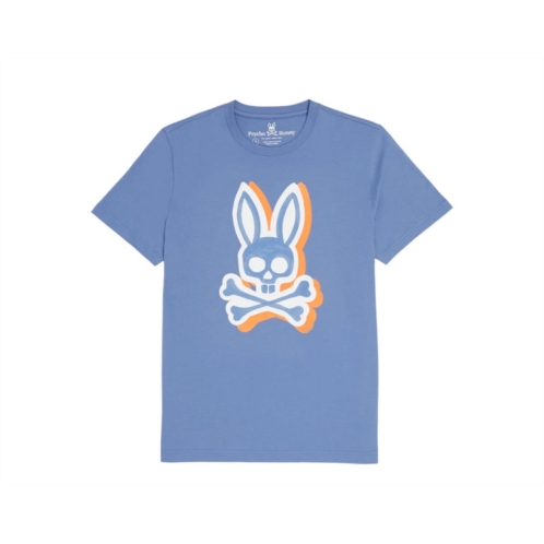 Psycho Bunny varick crew neck graphic bal harbour mens tee shirt b6u981u1pc-bal