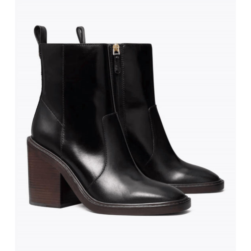TORY BURCH sierra heeled ankle boot in black