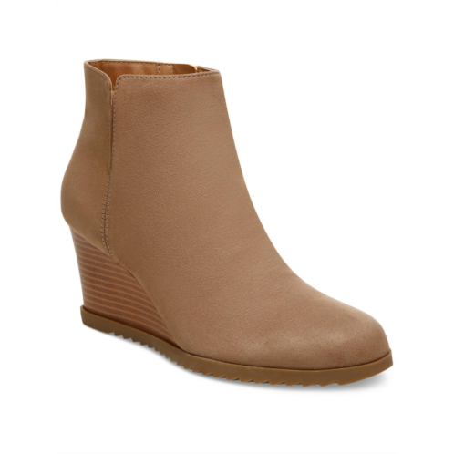 Style & Co. haidynn womens faux suede cut out booties