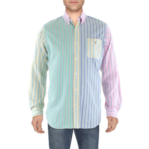 Polo Ralph Lauren mens cotton striped button-down shirt