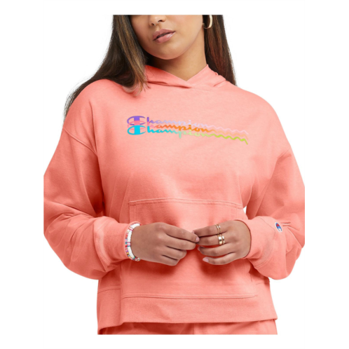 Champion womens fitness logo hoodie