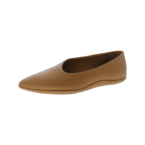 Vince lex womens leather pointed toe ballet flats