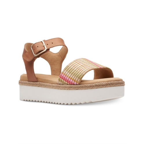 Clarks lana shore womens leather open toe wedge sandals
