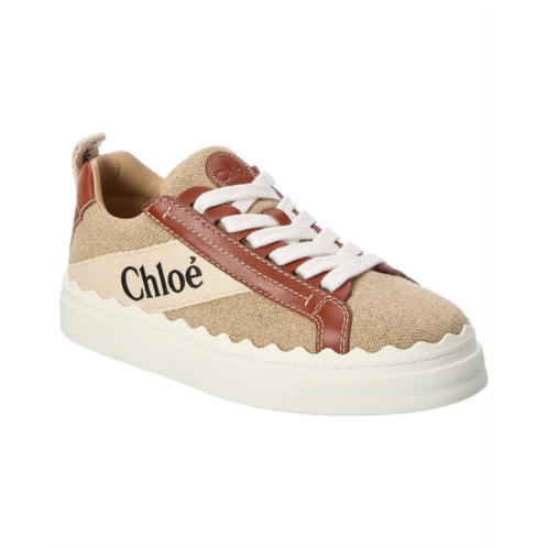 Chloe lauren canvas & leather sneaker