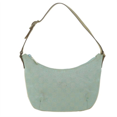 Gucci canvas shoulder bag (pre-owned)