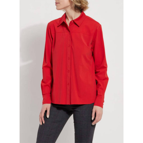 Lysse roll tab button down shirt in persian