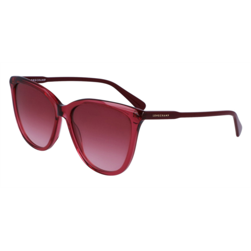 Longchamp womens 56 mm red sunglasses lo718s-601