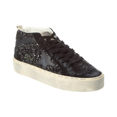 Golden Goose midstar glitter & suede platform sneaker