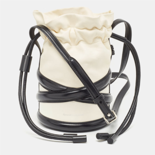 Alexander McQueen leather the soft curve bucket bag