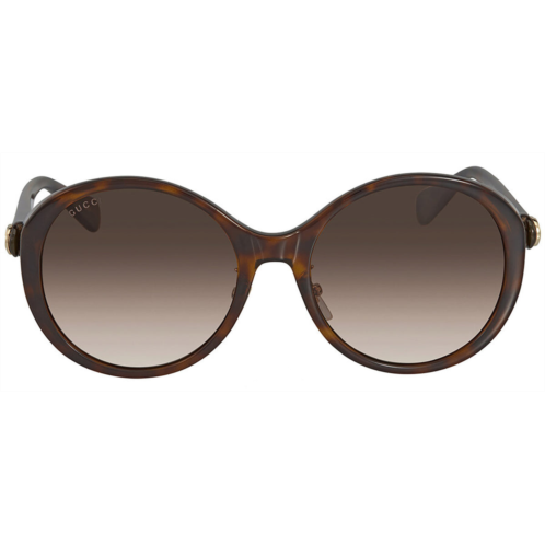 Gucci gg0370sk w 002 oval sunglasses