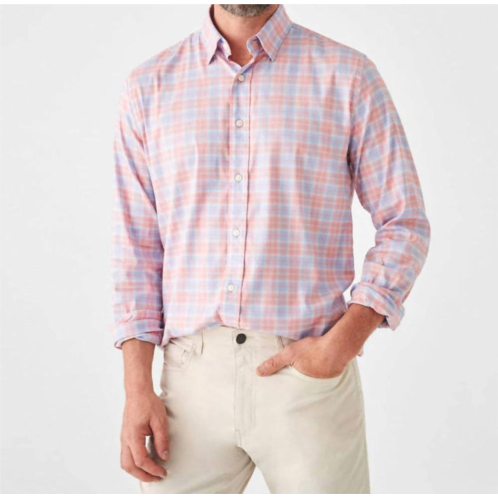 Faherty the movement shirt in vista point plaid