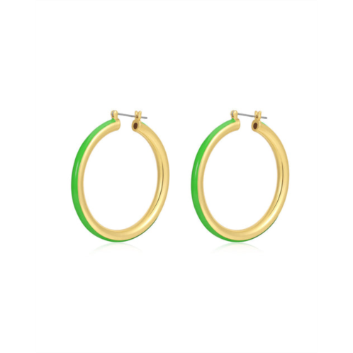 Luv Aj stripe amalfi hoops- bright green- gold