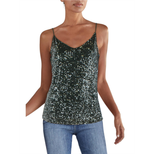 Calvin Klein womens sequined double v cami
