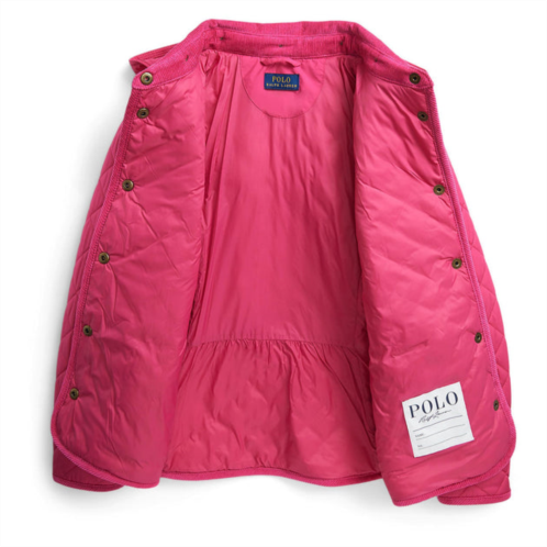 Ralph Lauren pink quilted shell jr jacket