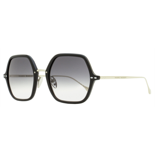 Isabel Marant womens loise sunglasses im0036s bsc9o black/silver 55mm