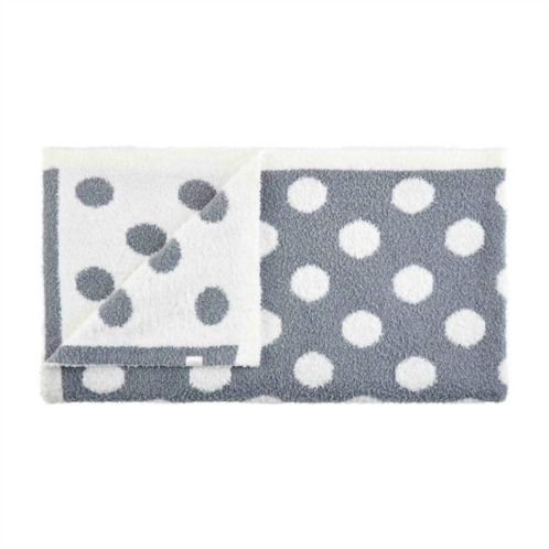 Mudpie chenille knit blankets in grey