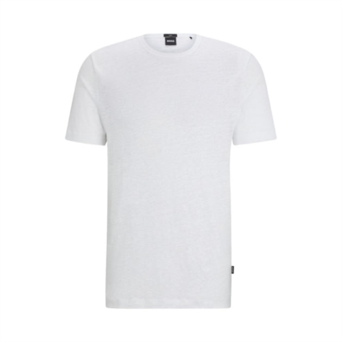 BOSS regular-fit t-shirt in linen