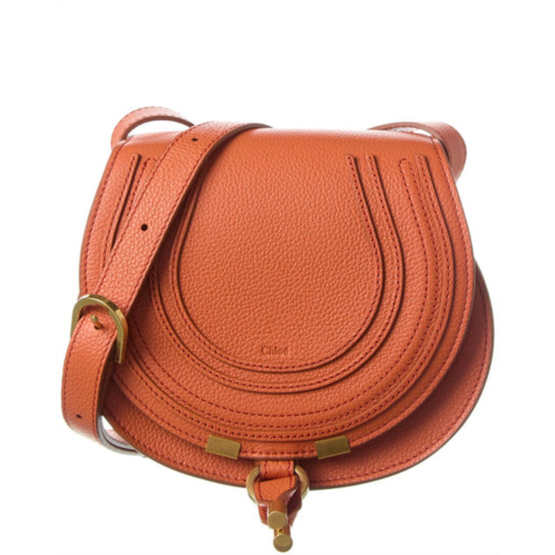 Chloe marcie small leather saddle bag