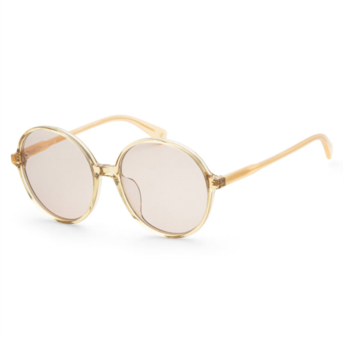 Longchamp womens 59 mm gold sunglasses lo607sk-762