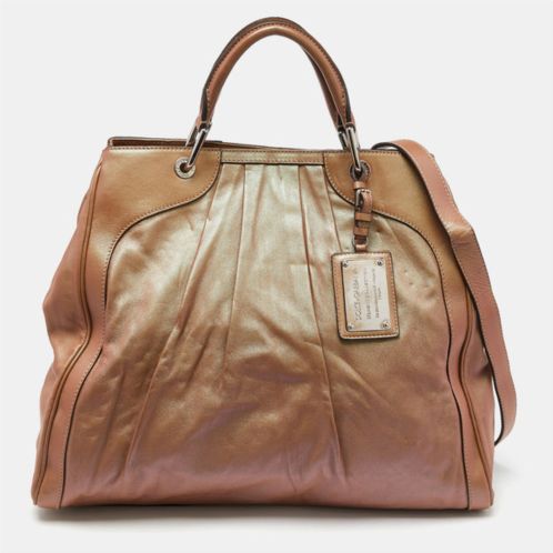 Dolce & Gabbana pleated leather miss brooke bag
