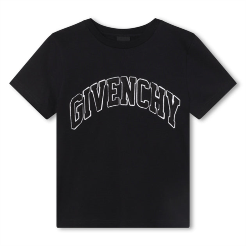 Givenchy black curved logo t-shirt