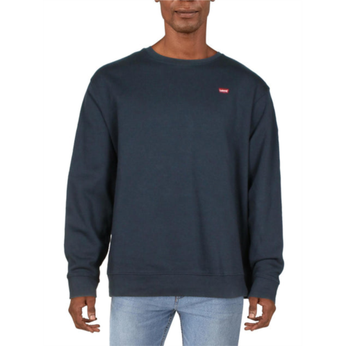 Levi core crew mens fleece pullover sweatshirt
