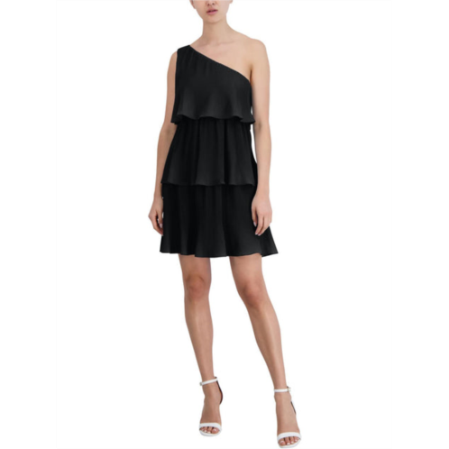 Laundry by Shelli Segal womens chiffon pleated cocktail and party dress