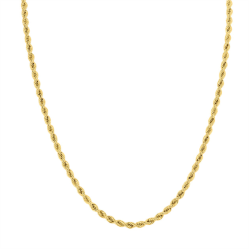 SSELECTS 14k filled 3.3mm rope chain with lobster clasp - 26 inch