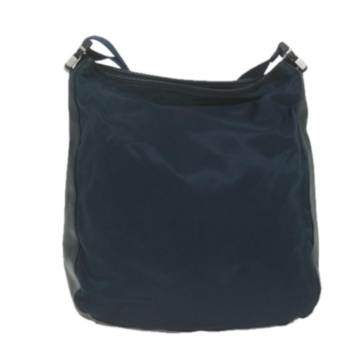 Prada tessuto synthetic shoulder bag (pre-owned)