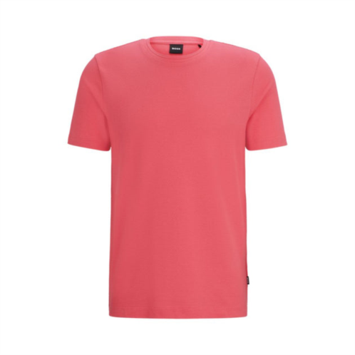BOSS t-shirt with bubble-jacquard structure