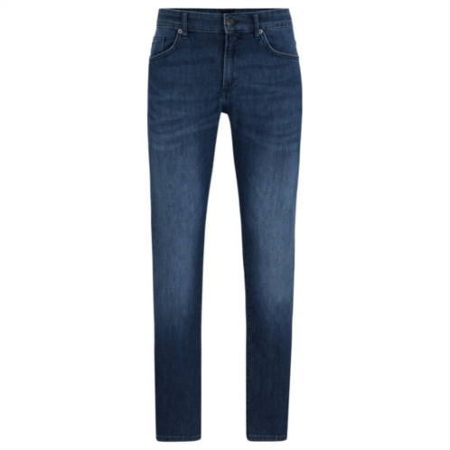 BOSS slim-fit jeans in blue comfort-stretch denim