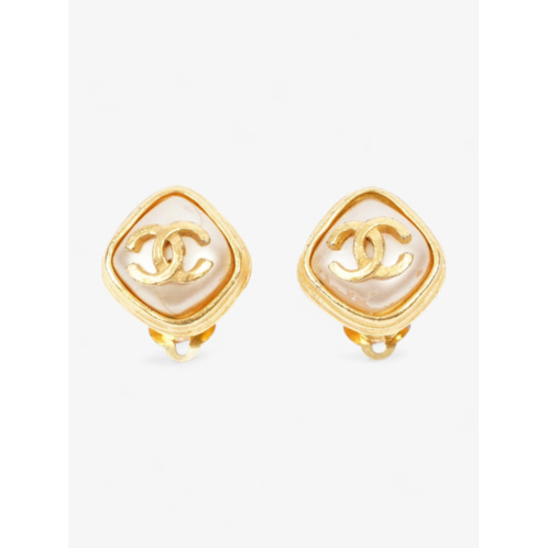 Chanel coco mark 97a earrings plated