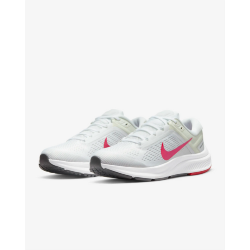 Nike air zoom structure 24 da8570-103 womens white pink running shoes yup111
