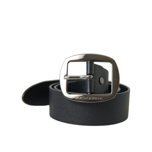 Dolce & Gabbana calf leather metal buckle mens belt