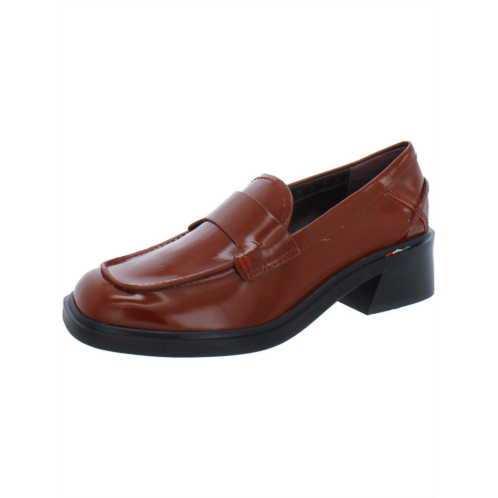 Sarto Franco Sarto gabriella womens patent leather square toe loafer heels