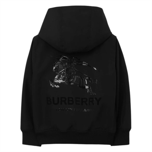 Burberry black logo hoodie