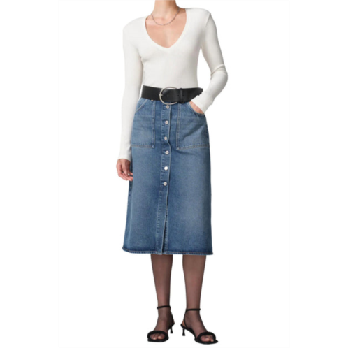 Citizens of Humanity anouk midi skirt in first class
