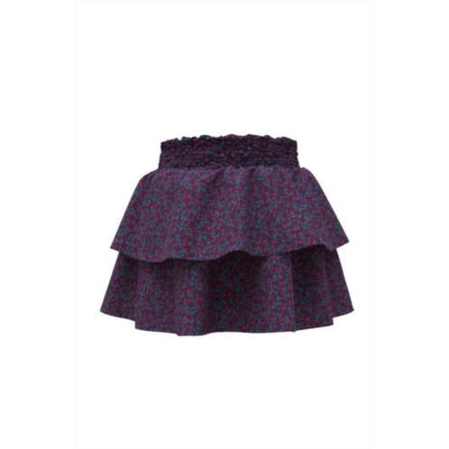 THEME ditsy fall jessie skirt in purple