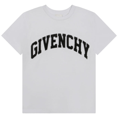 Givenchy white curved logo t-shirt