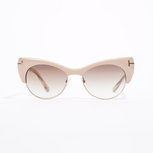 Tom Ford lola sunglasses / cream acetate 140mm