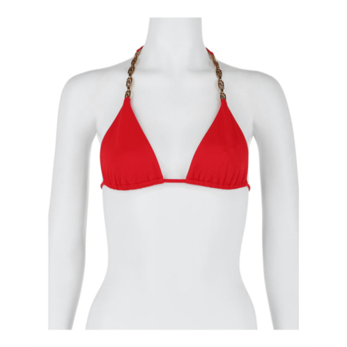 Versace greca chain bikini top